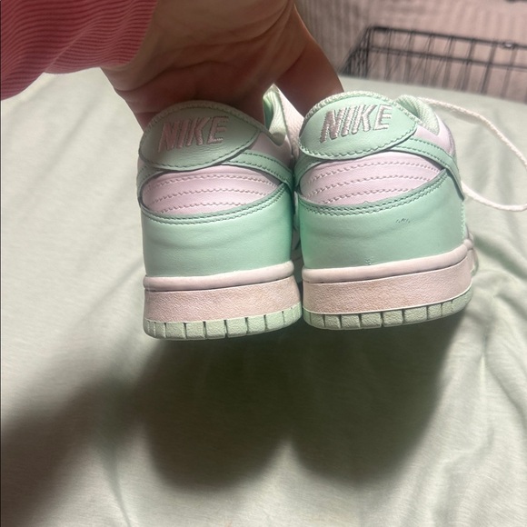 Nike Mint Green and White Kids Sneakers - Picture 4 of 5